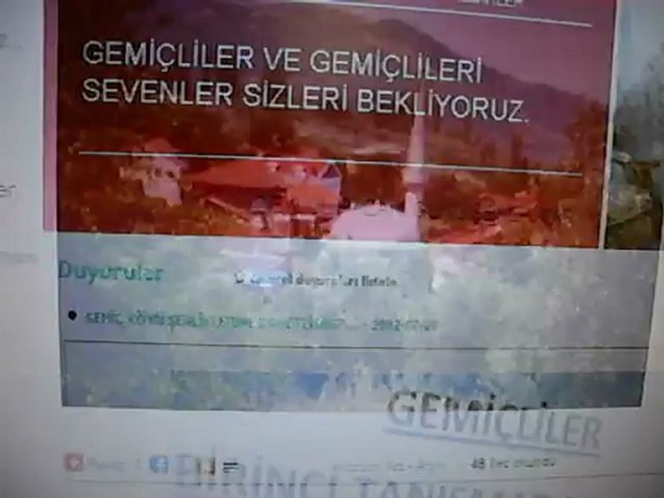 Gemiç Köyü Lokma gününe davet
