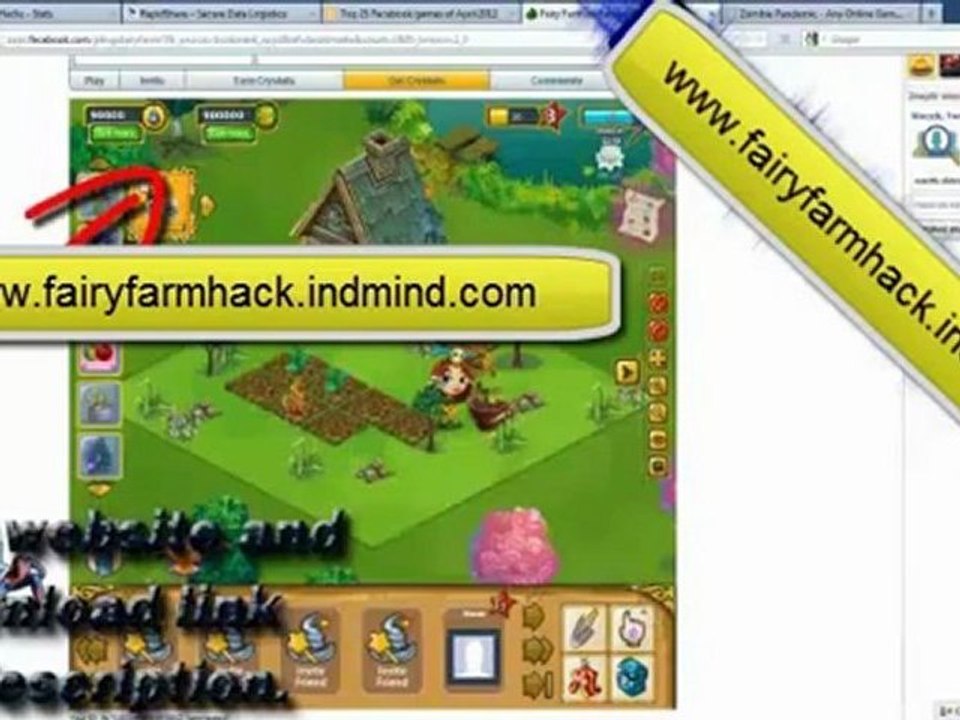 Fairy Farm Hack Resources hack August 2012 Undetected New With Facebook Page and Game Proof