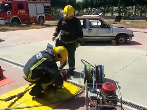 Bomberos Málaga. PROCEDIMIENTOS en accidentes de tráfico