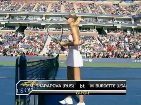 US Open: Sharapova pasa a octavos tras vencer a Mallory Burdette