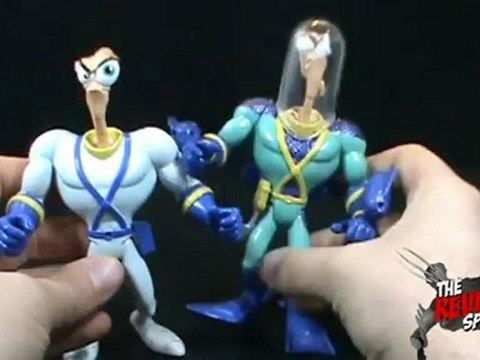 Retro Spot - Playmates Earthworm Jim in Special Deep sea Mission Suit