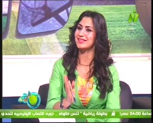 الناقد محمد الشرقاوى مع الاعلاميه هبه ماهر فى صباح الرياضه