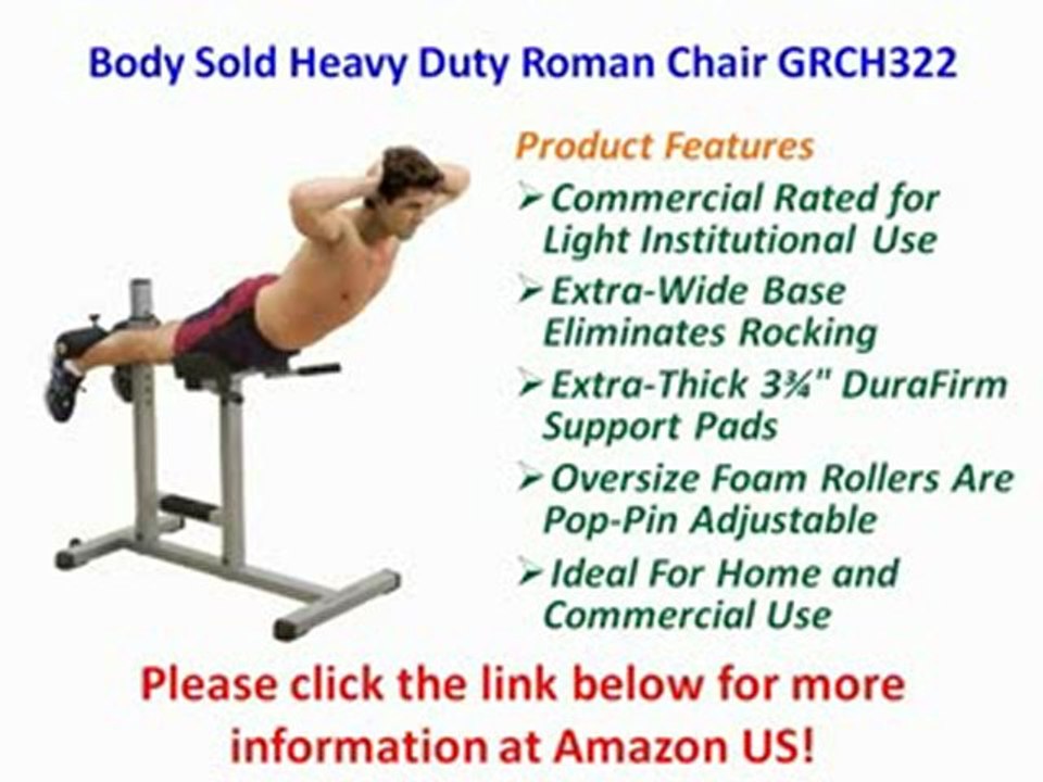 Body Sold Heavy Duty Roman Chair GRCH322 Best Price