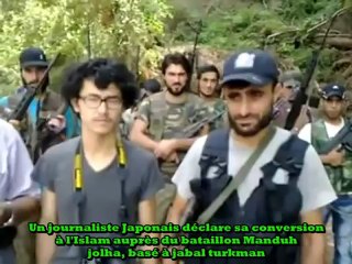 Un journaliste Japonais se convertit à l'Islam en Syrie