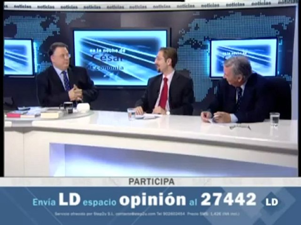 Tertulia económica con Roberto Centeno y Manuel Llamas - 11/02/11