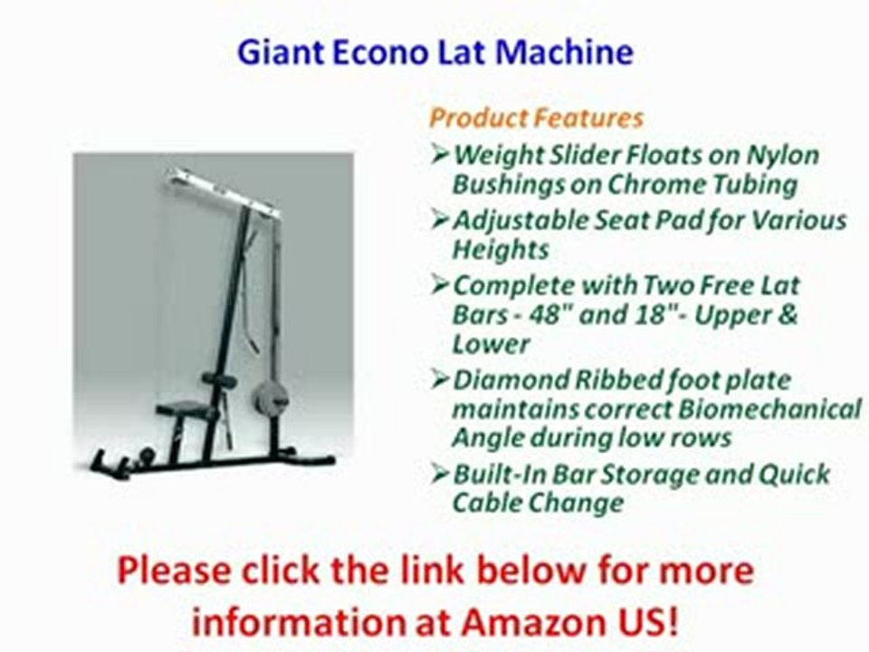 Giant Econo Lat Machine Review