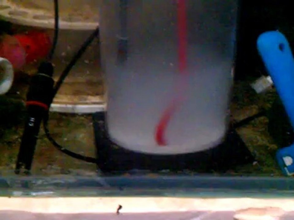 reacteur a hydroxide qui ne fait pas monter l eau de chaux