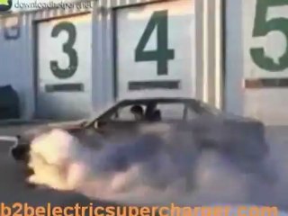 Leafblower Supercharger ( BURN OUT !!! )