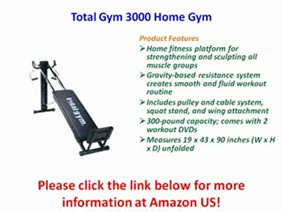 Total Gym 3000 Home Gym Review video Dailymotion