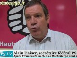 Hautes-Pyrénées Alain Piaiser PS (30 août 2012)