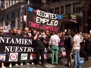 Nuevas protestas de funcionarios provocan el corte de varias calles de Madrid