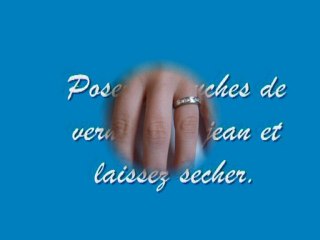 Nail art "Blue Jeans" par Beauté d'Oré (facile)