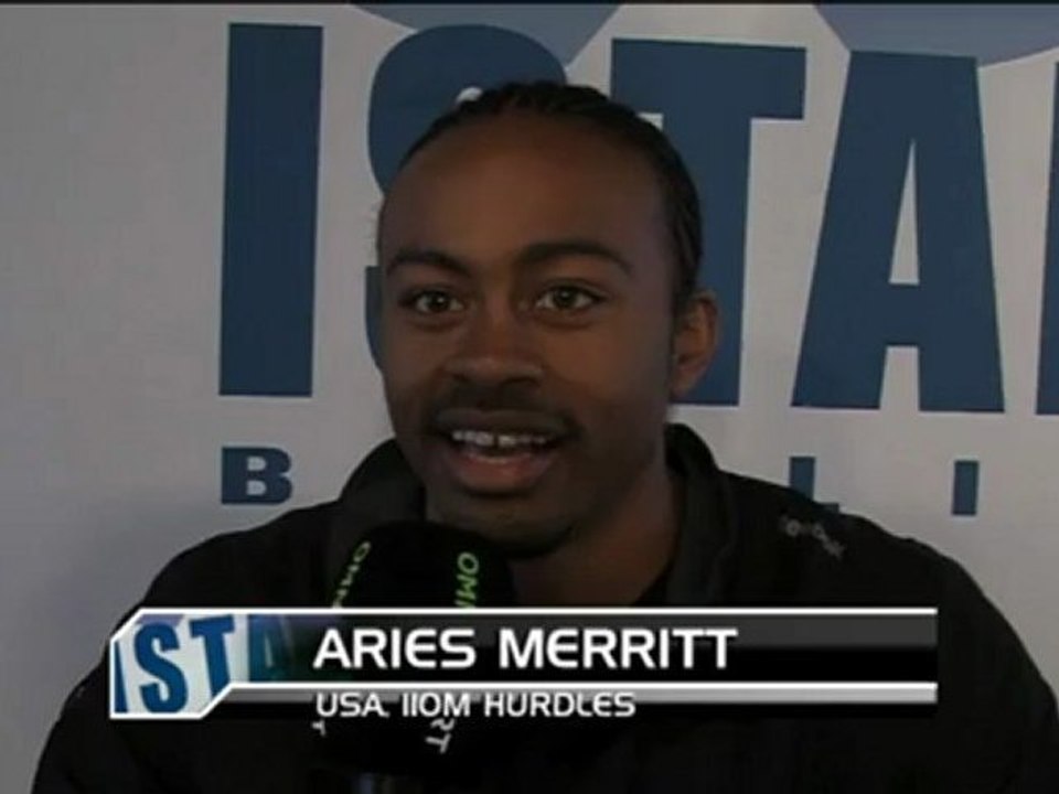 Aries Merritt: 'Ich liebes es nach Deutschland zu kommen'