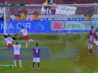 Bologna 0 - 1 Milan Pazzini