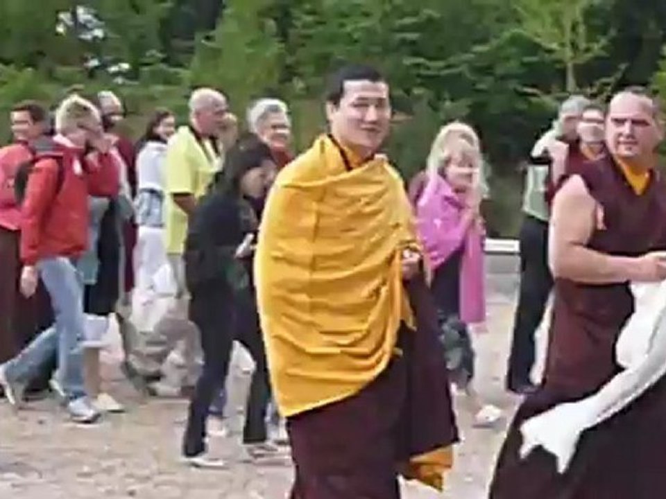 le Gyalwa Karmapa au Bost Kundreul Ling Auvergne 30 08 2012