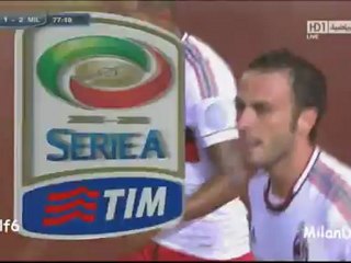 Pazzini Second  Goal Against Bologna - 1-9-2012