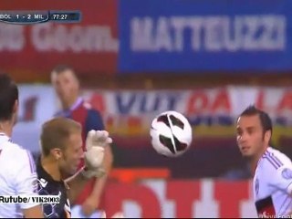 BOLOGNA 1-3 MILAN Goals highlights/01.09.2012