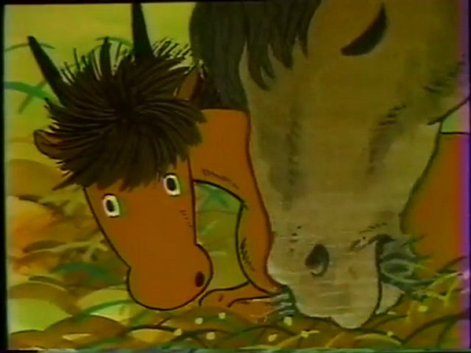 角のある子馬