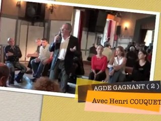 AGDE - 2012 - GAGNANT 2° Partie - Henri COUQUET pour un AGDE GAGNANT  ...