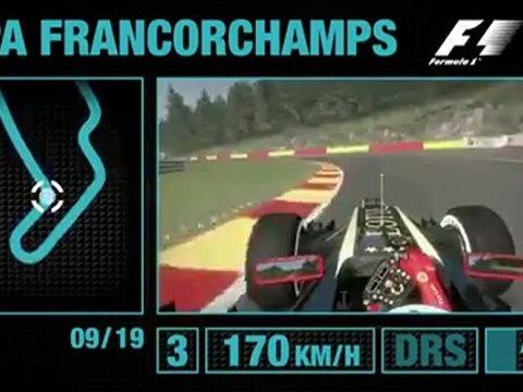 Vídeo de vuelta rápida a Spa en F1 2012 - HobbyConsolas.com