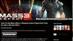 Mass Effect 3 Shepard Action Figure DLC Free Xbox 360 - PS3