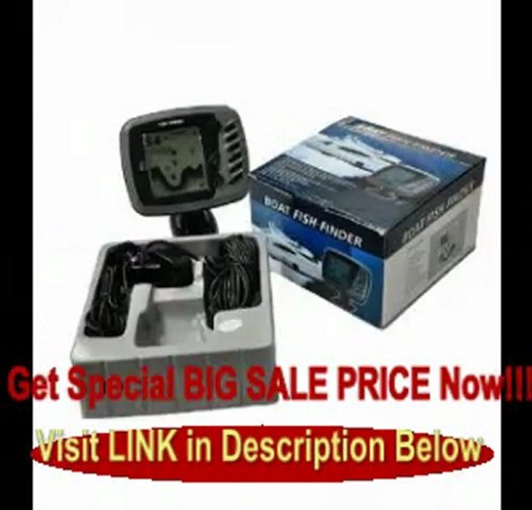 BEST BUY NEW Boat Sonar Fish Finder Fish Locator Device Fishing 1000 /600ft Depth Fd89