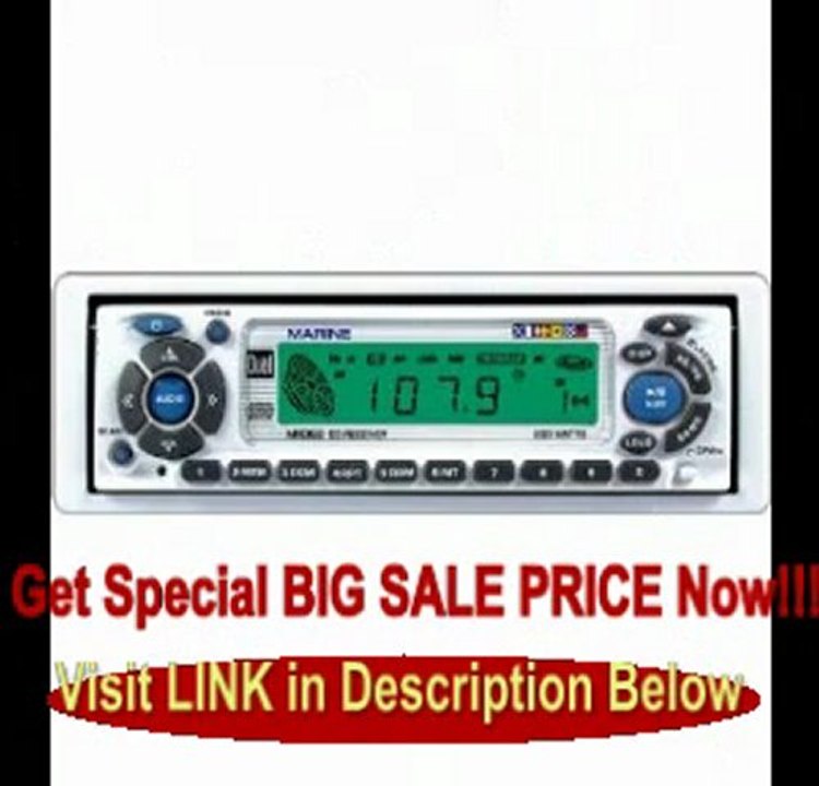 BEST BUY Dual MXD-60 Marine Audio AM/FM CD Player With Tuner Deck