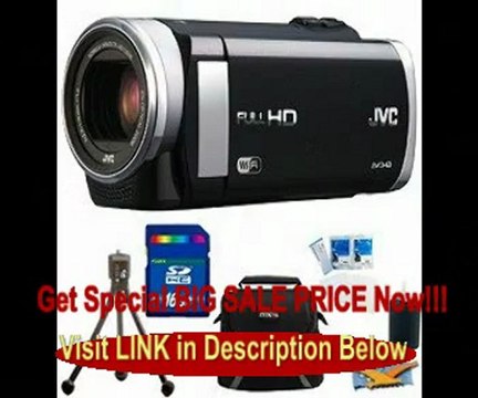JVC GZ-EX210BUS - HD Everio f1.8 Camcorder 40x Zoom 3.0 Touch LCD WiFi 16GB Bundle. Bundle Includes 16 GB Memory Card, De...