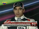 (VÍDEO) Pastor Maldonado fue sancionado y saldrá de sexto lugar en el GP de Bélgica