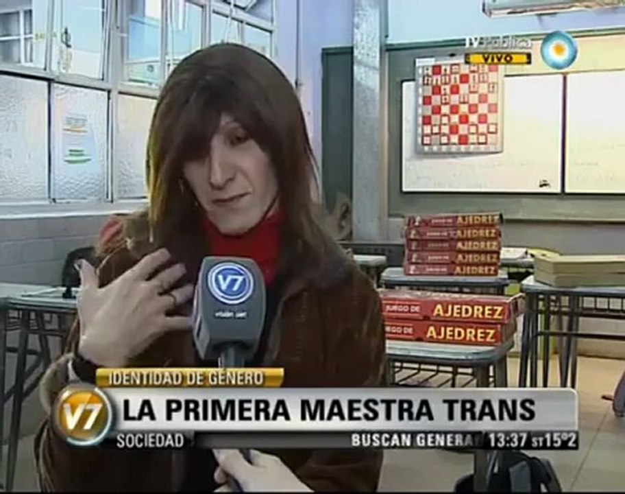 Η πρώτη τρανσέξουαλ δασκάλα στο Μπουένος Άιρες
