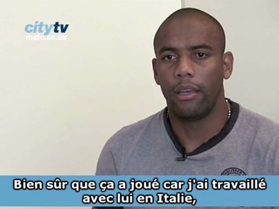 Les premiers mots de Maicon à Manchester City !