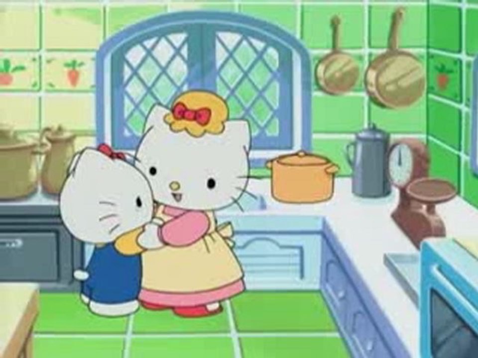 Hello Kitty время чистить зубы
