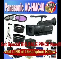 Panasonic Professional AG-HMC40 AVCHD Camcorder with 10.6 MP Still and 12x Optical Zoom + Extended Life Battery + 32GB SDH... Best  Price