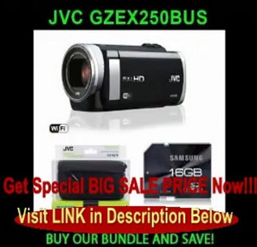 JVC GZ-EX250 Full HD Camcorder - Black With BN-VG114 Data Battery and CB-VM15 Carrying Bag. and Samsung 16 GB SDHC Flash M... Review