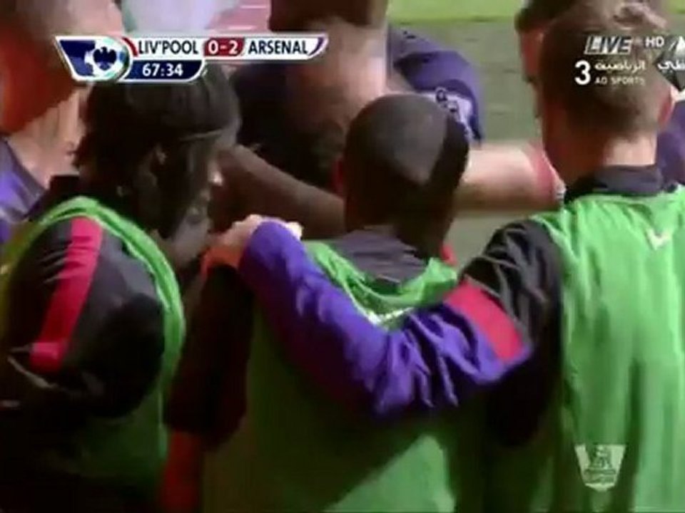 أهداف مباراة ارسنال ضد ليفربول
