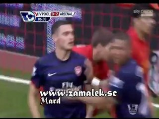 ملخص واهداف مبارة ليفربول 0-2 أرسنال