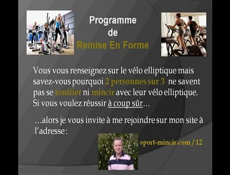 Notice velo elliptique el 3000