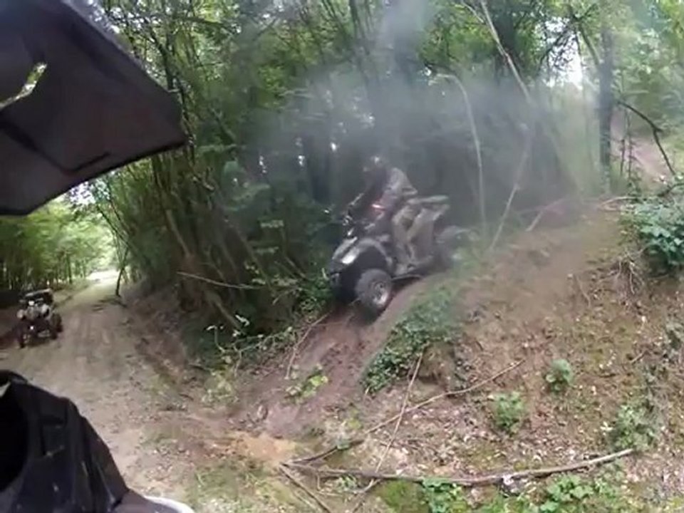 Petite descente entre potos ..