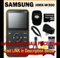 BEST BUY Samsung HMX-W300 Waterproof HD Pocket Camcorder Yellow + Transcend 16GB Class 4 Micro SD Memory Card