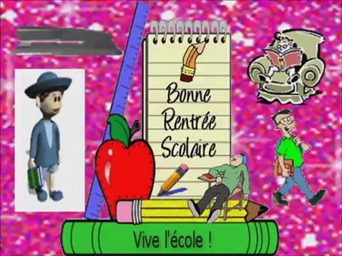 C'est la rentrée.....vite vite il faut se presser c'est la rentrée des classes..