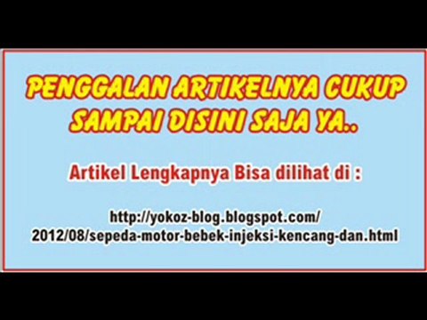 Sepeda motor bebek Injeksi kencang dan irit Jupiter Z1