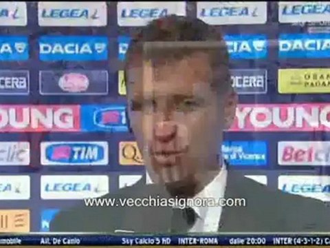 Udinese-Juventus 1-4: intervista a Carrera