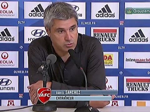 Conférence de presse Olympique Lyonnais - Valenciennes FC : Rémi GARDE (OL) - Daniel SANCHEZ (VAFC) - saison 2012/2013