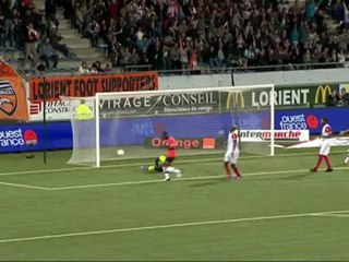 But Alain TRAORE (85ème) - FC Lorient - AS Nancy Lorraine (3-0) - saison 2012/2013