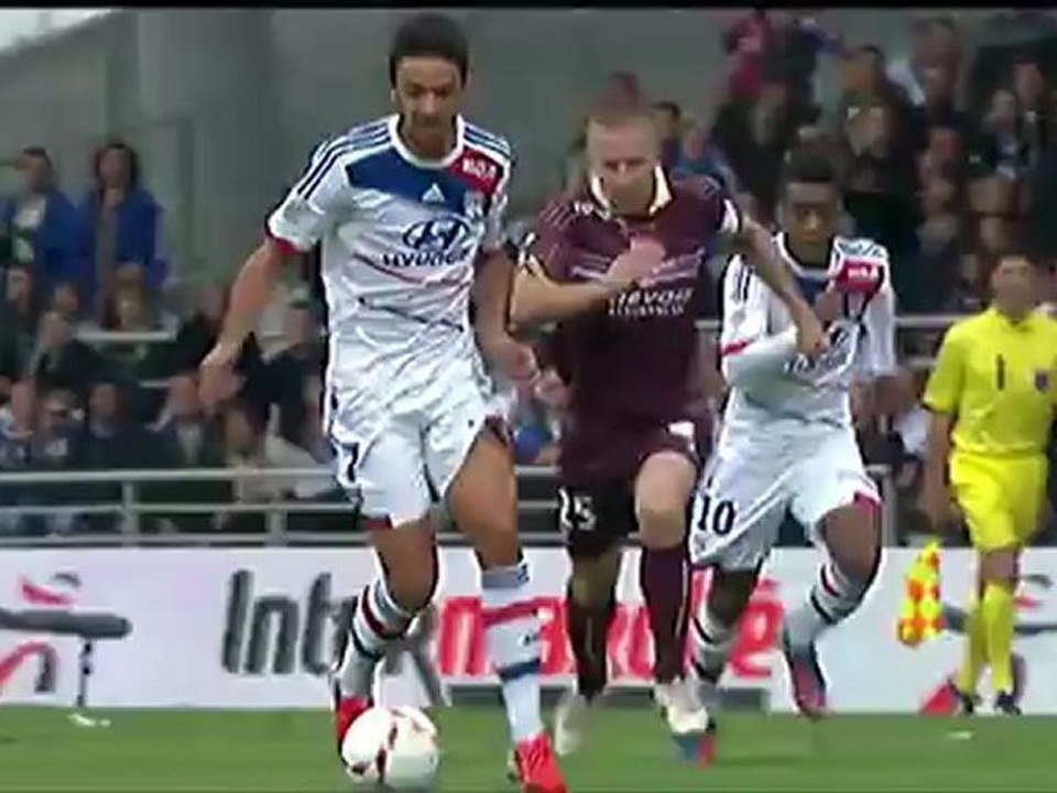 But Michel BASTOS (18ème) - Olympique Lyonnais - Valenciennes FC (3-2) - saison 2012/2013