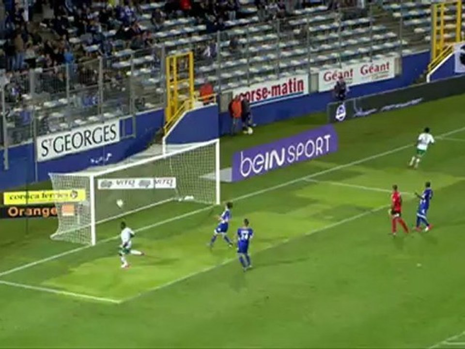 SC Bastia (SCB) - AS Saint-Etienne (ASSE) Le résumé du match (4ème journée) - saison 2012/2013