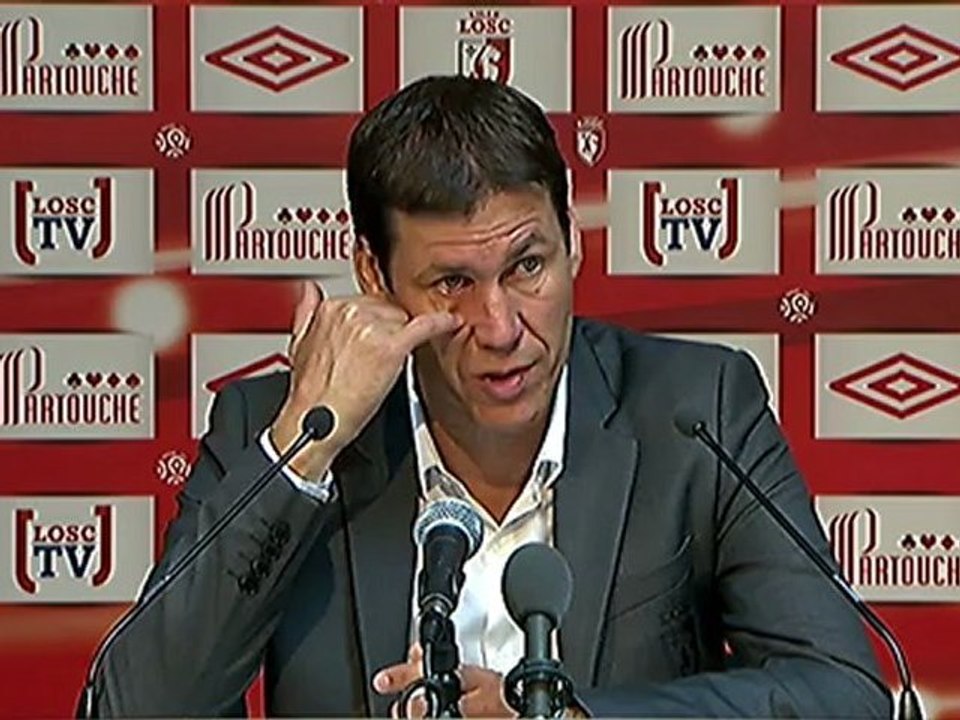 Conférence de presse LOSC Lille - Paris Saint-Germain : Rudi GARCIA (LOSC) - Carlo ANCELOTTI (PSG) - saison 2012/2013