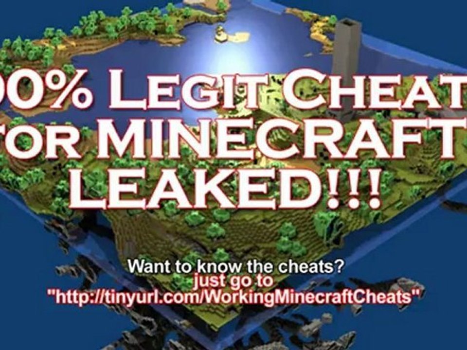 100% Legit Cheats for MINECRAFT LEAKED!!!