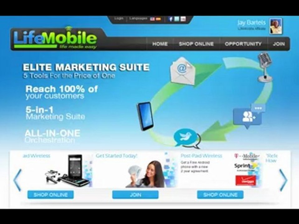 Big Launch of LifeMobile - Jay Bartels Introduces $49 Start Up, Free Cell Phone Service