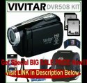 Vivitar DVR508 High Definition Digital Video Camcorder in Black   8GB Accessory Kit